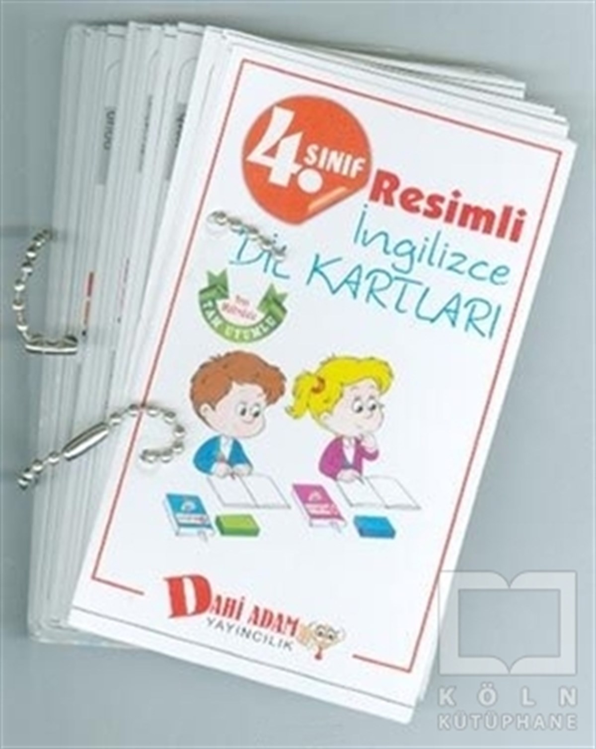 Dahi Adam 4. Sınıf Resimli İngilizce Dil Kartları