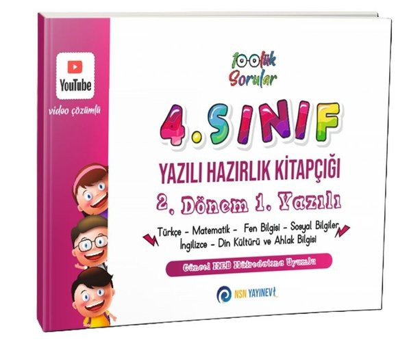 KolektifTüm Dersler4. Sınıf Yazılı Hazırlık Kitapçığı 2. Dönem 1. Yazılı
