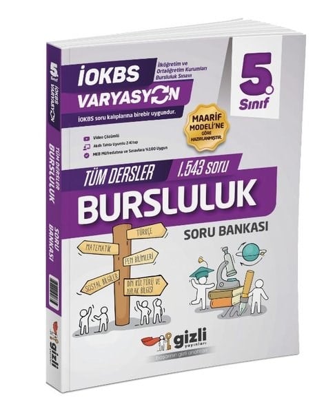 KolektifTüm Dersler5. Sınıf Varyasyon Tüm Dersler Bursluluk Konu Özetli Soru Bankası