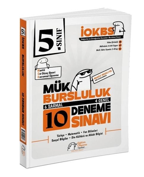 KolektifTüm Dersler5. Sınıf Mük Bursluluk 10 Deneme