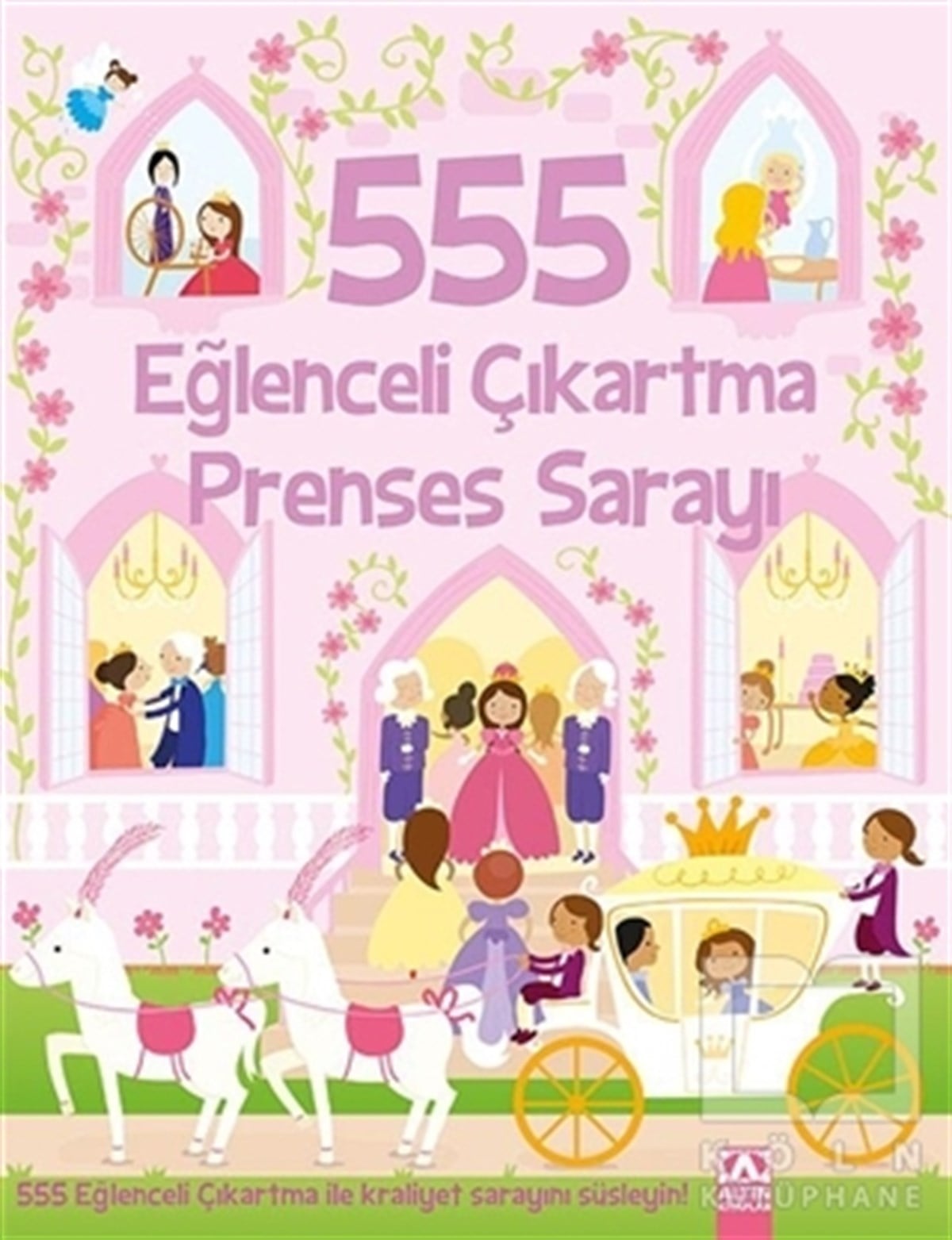 KolektifÇıkartmalı Kitaplar555 Eğlenceli Çıkartma - Prenses Sarayı