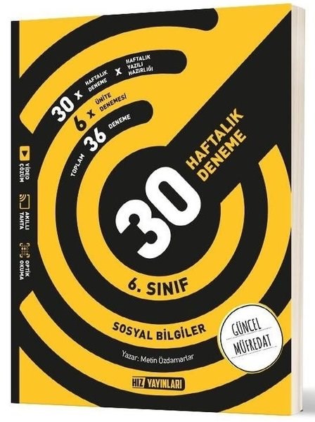 KolektifSosyal Bilgiler6. Sınıf Sosyal Bilgiler 30 Haftalık Deneme