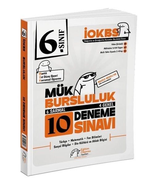 KolektifTüm Dersler6. Sınıf Mük Bursluluk 10 Deneme