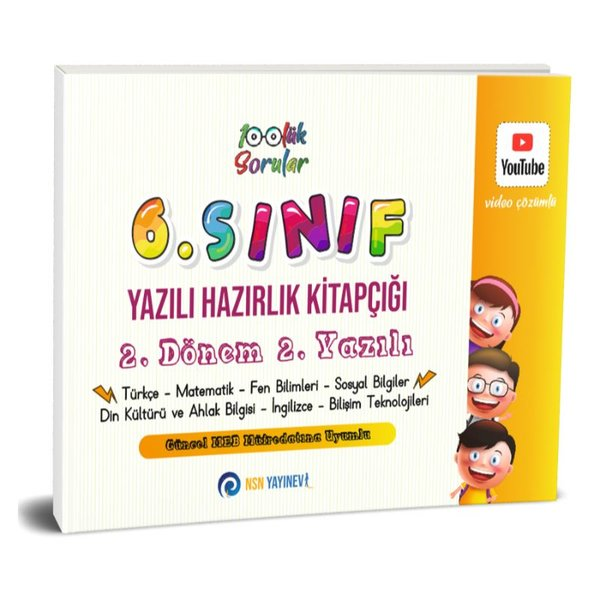 KolektifTüm Dersler6. Sınıf Yazılı Hazırlık Kitapçığı  2. Dönem 2. Yazılı