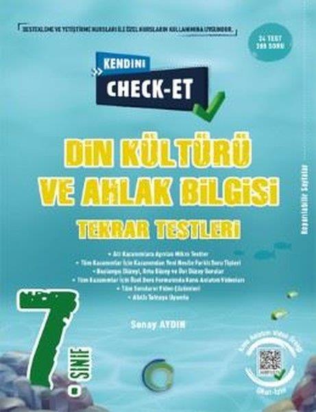 KolektifDin Kültürü Ve Ahlak Bilgisi7. Sınıf Kendini Check - Et Din Kültürü Ve Ahlak Bilgisi Tekrar Testleri