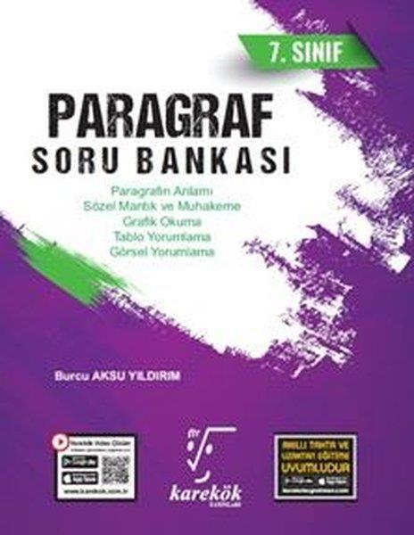 Burcu Aksu YıldırımTürkçe7. Sınıf Paragraf Soru Bankası