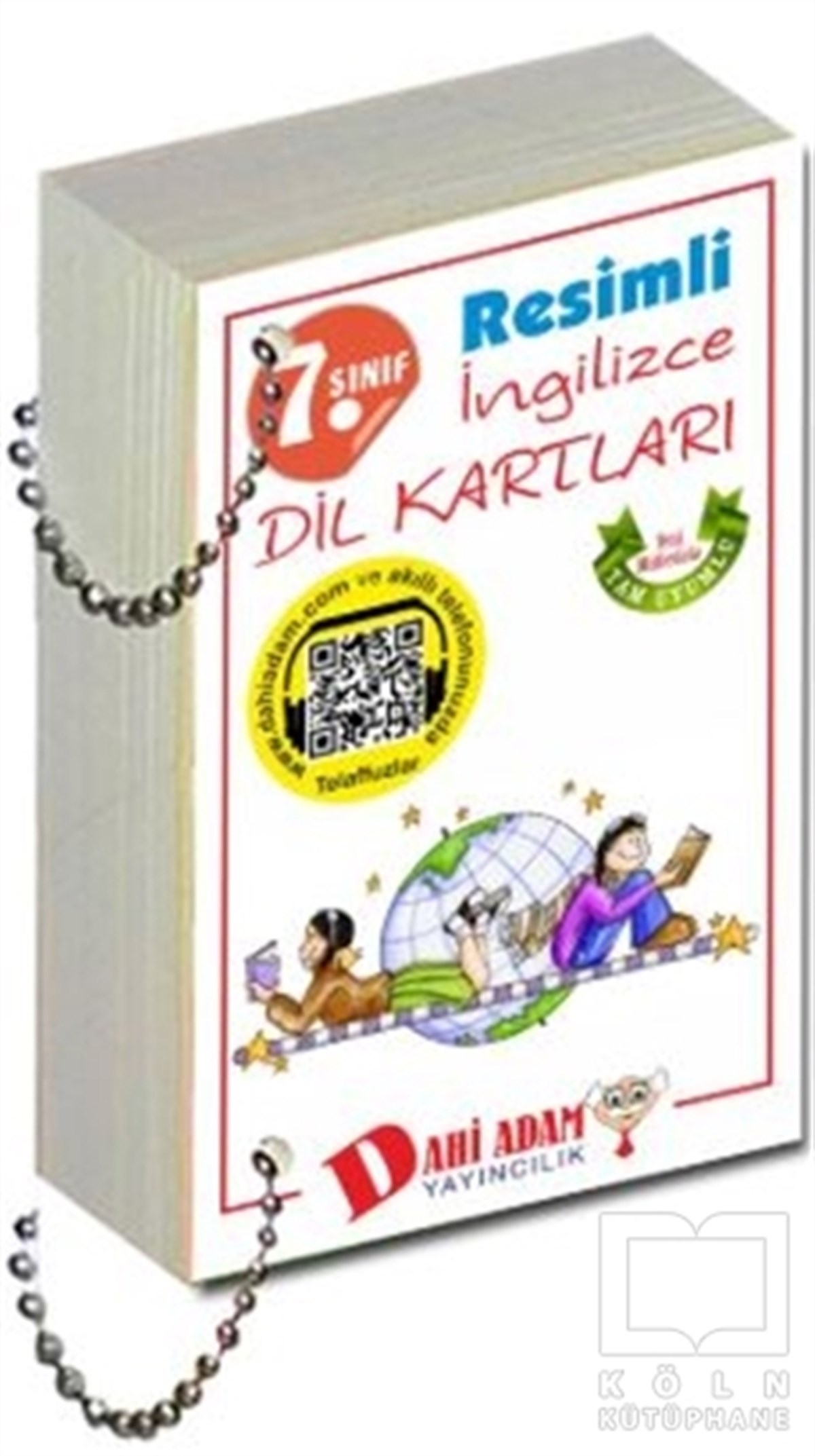 Dahi Adam 7. Sınıf Resimli İngilizce Dil Kartları