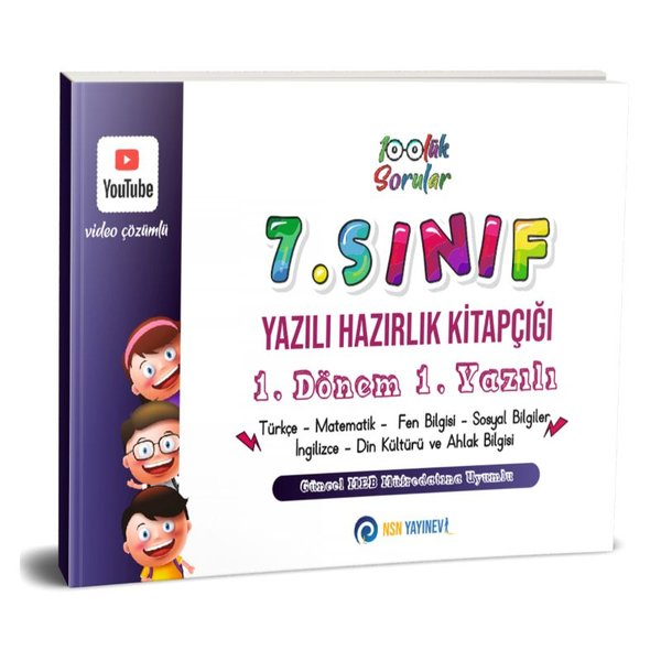 KolektifTüm Dersler7. Sınıf Yazılı Hazırlık Kitapçığı 1. Dönem 1. Yazılı