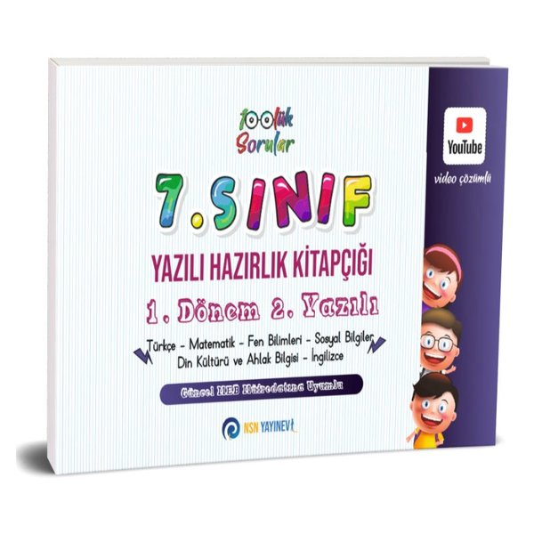 KolektifTüm Dersler7. Sınıf Yazılı Hazırlık Kitapçığı  1. Dönem 2. Yazılı