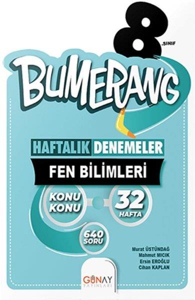 Cihan KaplanFen Bilimleri8. Sınıf Bumerang 32 Haftalık Fen Bilimleri Denemeleri
