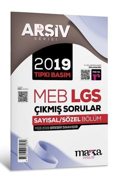 KolektifLGS Tüm Dersler8. Sınıf Arşiv Serisi LGS 2019 Çıkmış Sorular Çözümlü Tıpkı Basım
