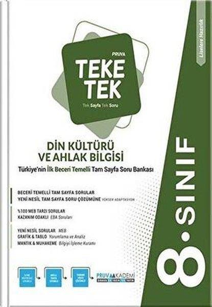 KolektifDin Kültürü Ve Ahlak Bilgisi8. Sınıf Din Kültürü ve Ahlak Bilgisi Teke Tek Soru Bankası