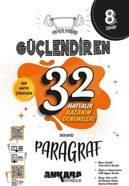 Eren AkyüzLGS Paragraf8. Sınıf 32 Haftalık Paragraf Güçlendiren Kazanım Denemeleri