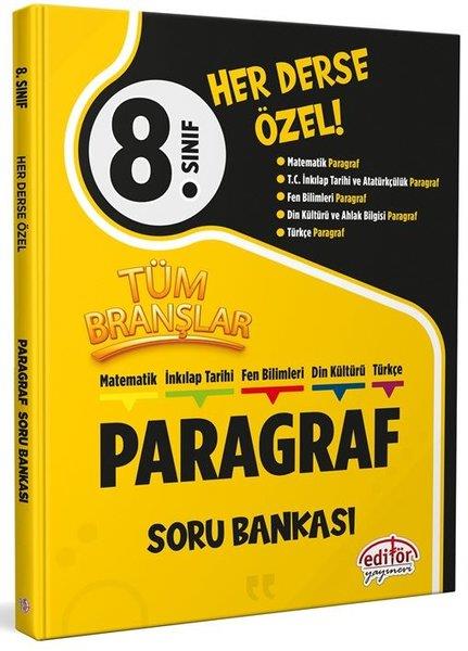 KolektifTürkçe8. Sınıf Tüm Branşlar Paragraf Soru Bankası