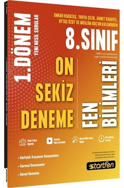 KolektifFen Bilimleri8. Sınıf 1. Dönem 18'Li Fen Bilimleri Denemesi