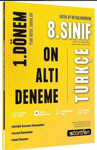 KolektifTürkçe8. Sınıf 1. Dönem 16'Lı Türkçe Denemesi