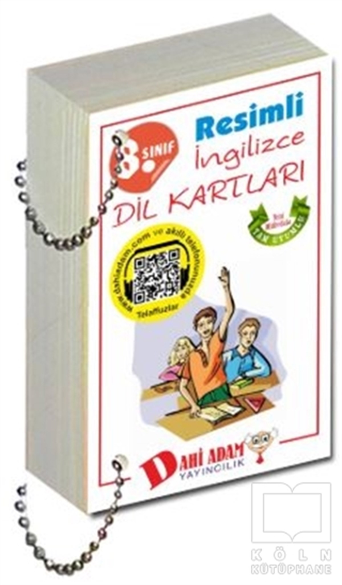 Dahi Adam 8. Sınıf Resimli İngilizce Dil Kartları