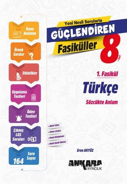 KolektifTürkçe8. Sınıf Türkçe Güçlendiren 1. Fasikül