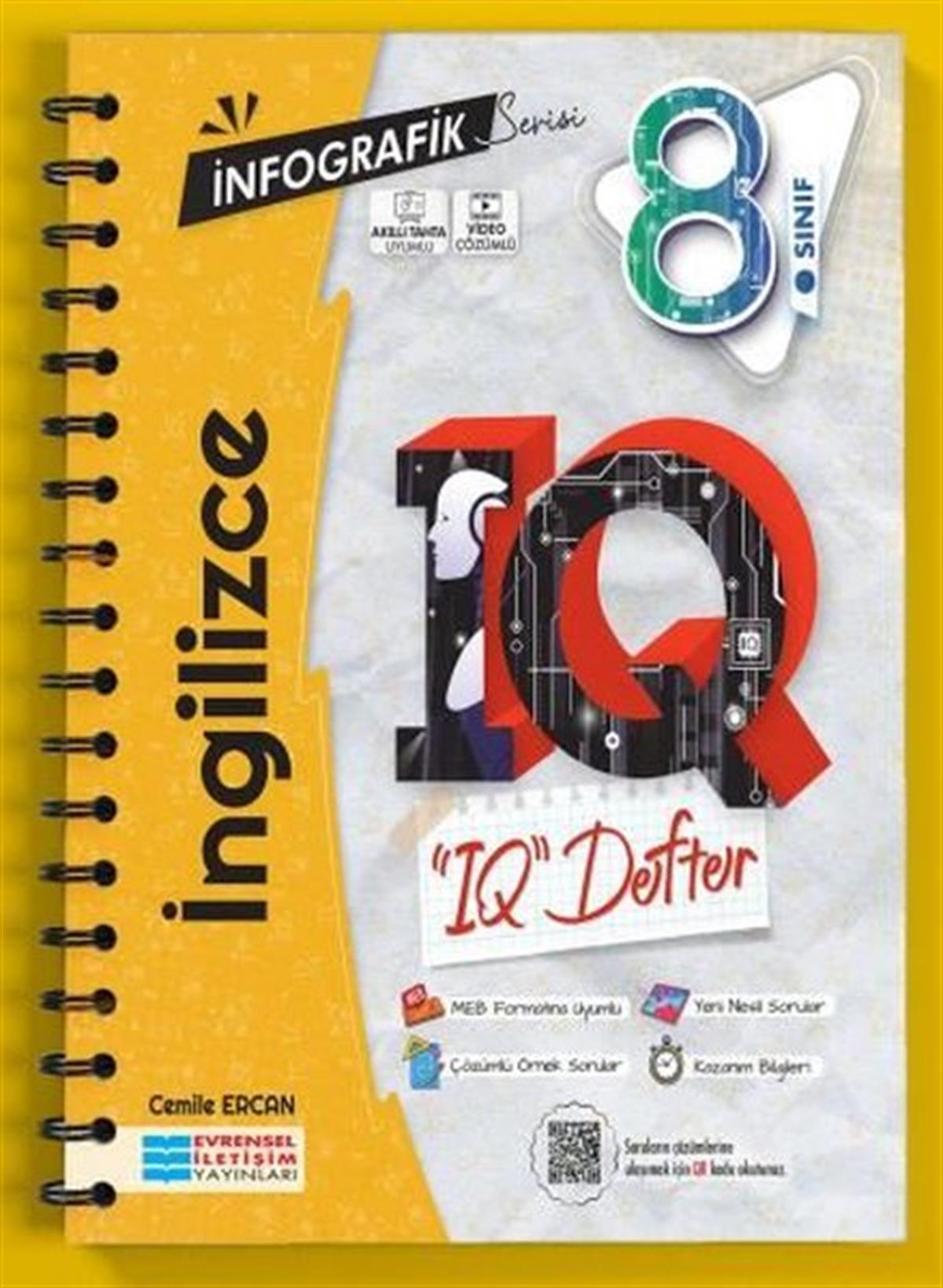 KolektifYabanci Dil8.Sınıf İngilizce İnfografik Serisi IQ Akıllı Defter