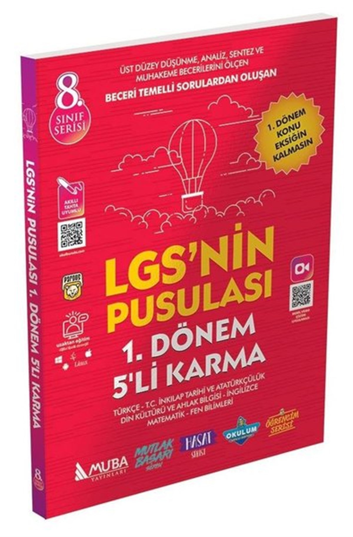 KolektifLGS8.Sınıf LGS nin Pusulası 1. Dönem 5'li Karma Deneme