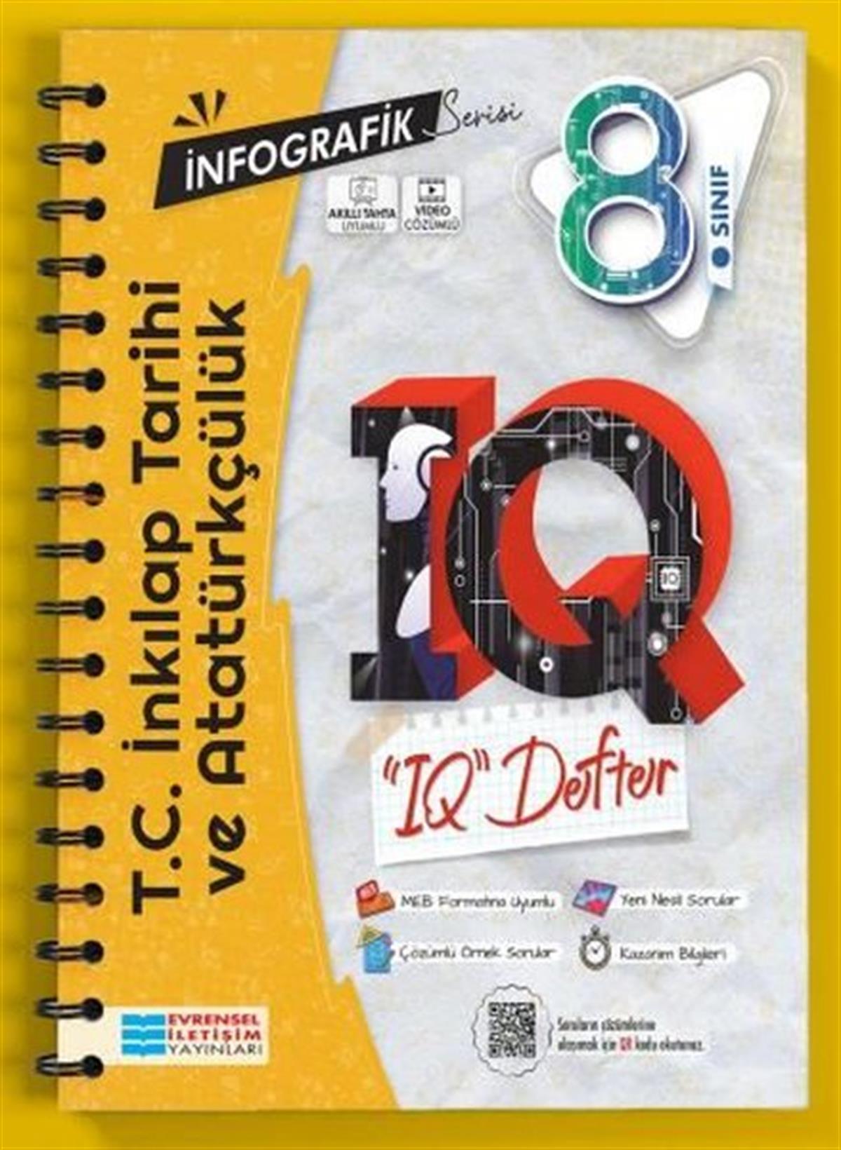 KolektifT.C. Inkilap Tarihi Ve Atatürkçülük8.Sınıf T.C İnkılap Tarihi ve Atatürkçülük İnfografik Serisi IQ Akıllı Defter