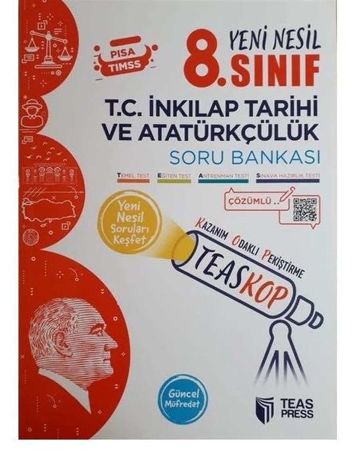 KolektifT.C Inkilap Tarihi ve Atatürkçülük8.Sınıf Teaskop İnkılap Tarihi Soru Bankası