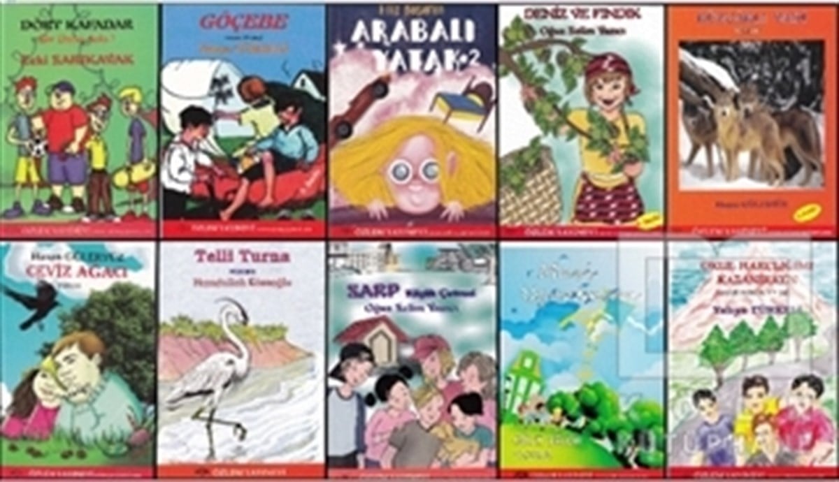 Hasan GüleryüzKinder Romane9 Yaş Roman Seti (10 Kitap Takım)