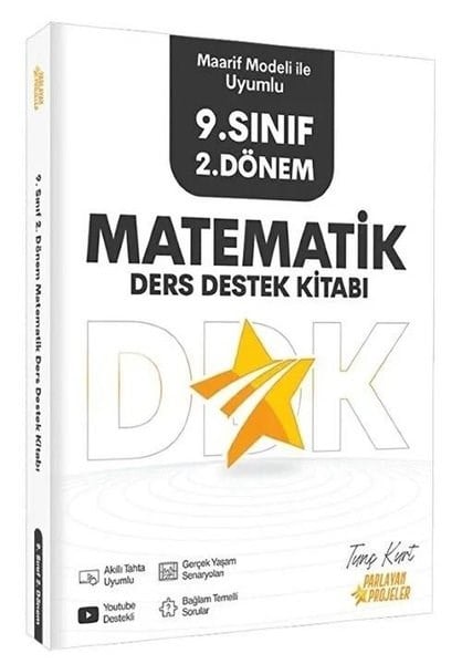 Tunç KurtMatematik9. Sınıf 2. Dönem Matematik DDK Ders Destek Kitabı - Tunç Kurt Parlayan Projeler