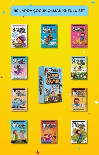 Yeliz Ağırman ÇakmakÇocuk Gençlik Romanları90'larda Çocuk Olmak Serisi Seti - 10 Kitap Takım - Kutulu