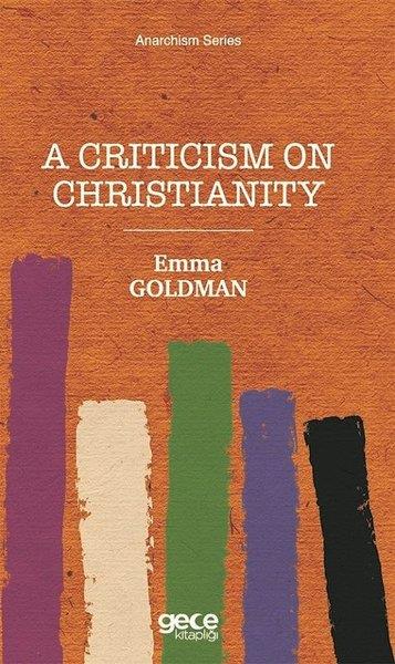 Emma GoldmanPhilosophy FictionA Criticism on Christianity - Anarchism Series