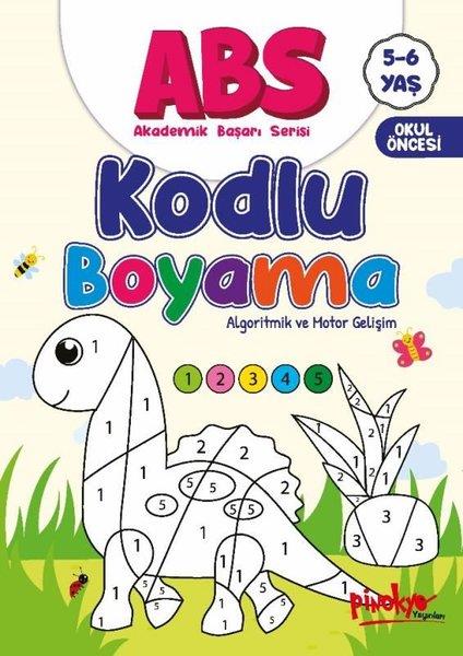 Buçe DayıEgitim Etkinlik KitaplariABS Kodlu Boyama - Algoritmik ve Motor Gelişim 5 - 6 Yaş