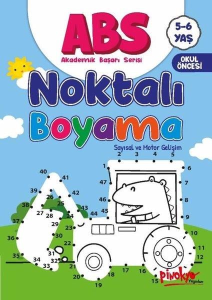 Buçe DayıEgitim Etkinlik KitaplariABS Noktalı Boyama - Sayısal ve Motor Gelişim 5 - 6 Yaş