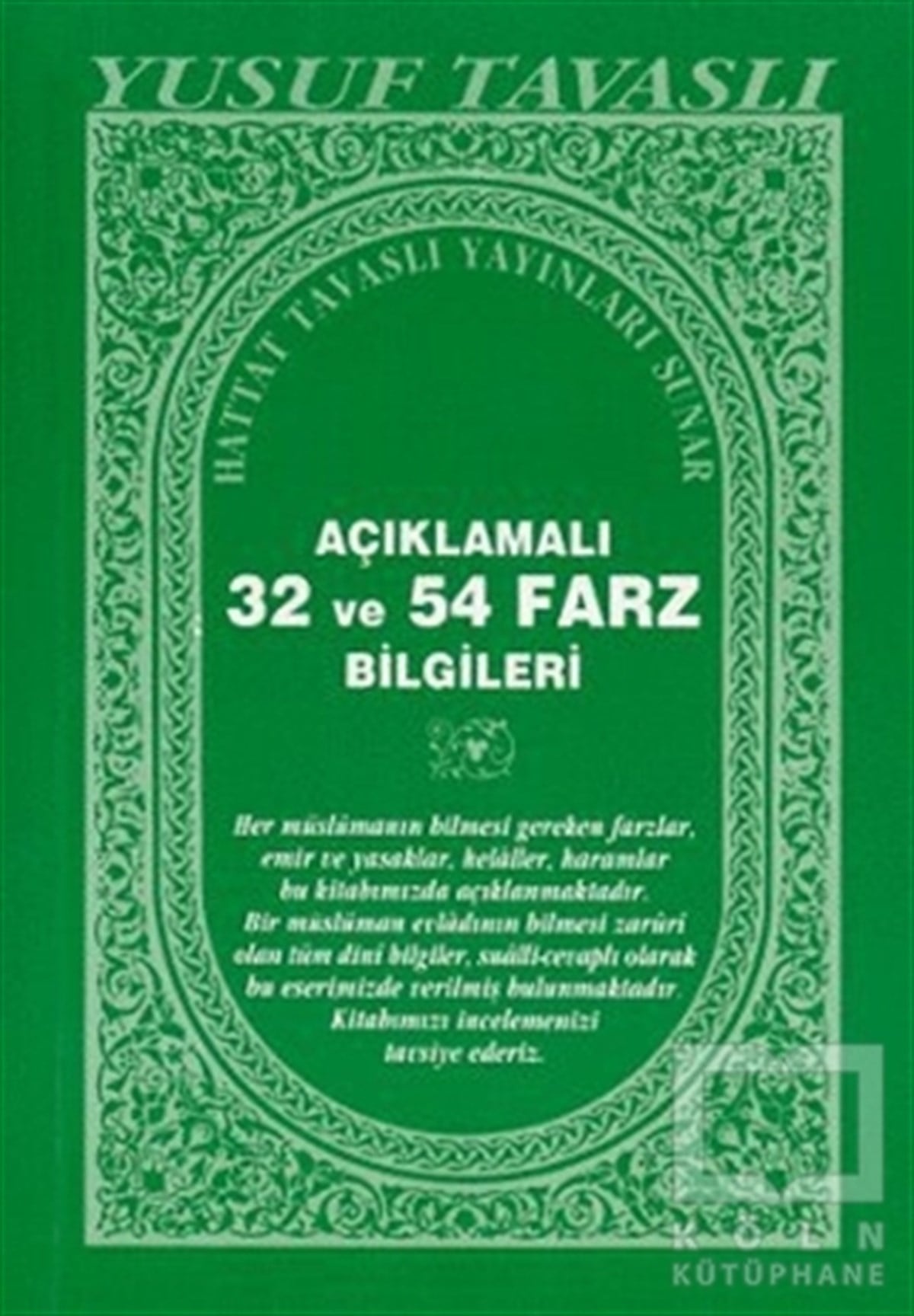 Yusuf Tavaslıİslam EğitimiAçıklamalı 32 ve 54 Farz Bilgileri (C11)