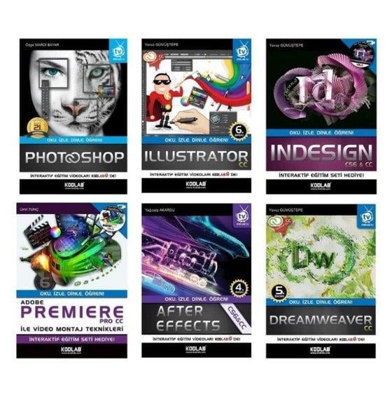 KolektifTasarim GrafikAdobe Grafik Tasarım Uzmanlığı Seti-6 Kitap Takım