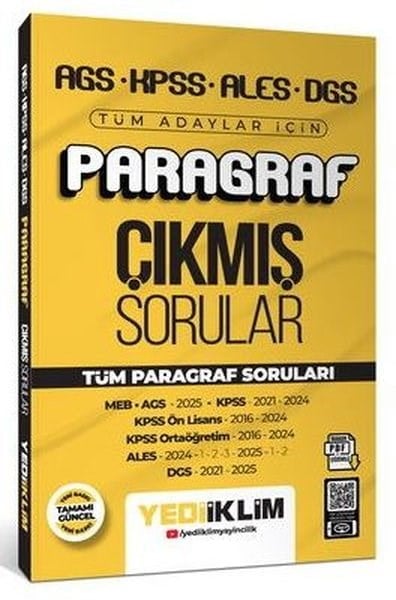 KolektifKPSS Çikmis SorularAGS KPSS ALES DGS Tüm Adaylar İçin Paragraf Tamamı PDF Çözümlü Tüm Paragraf Soruları Çıkmış Sorular