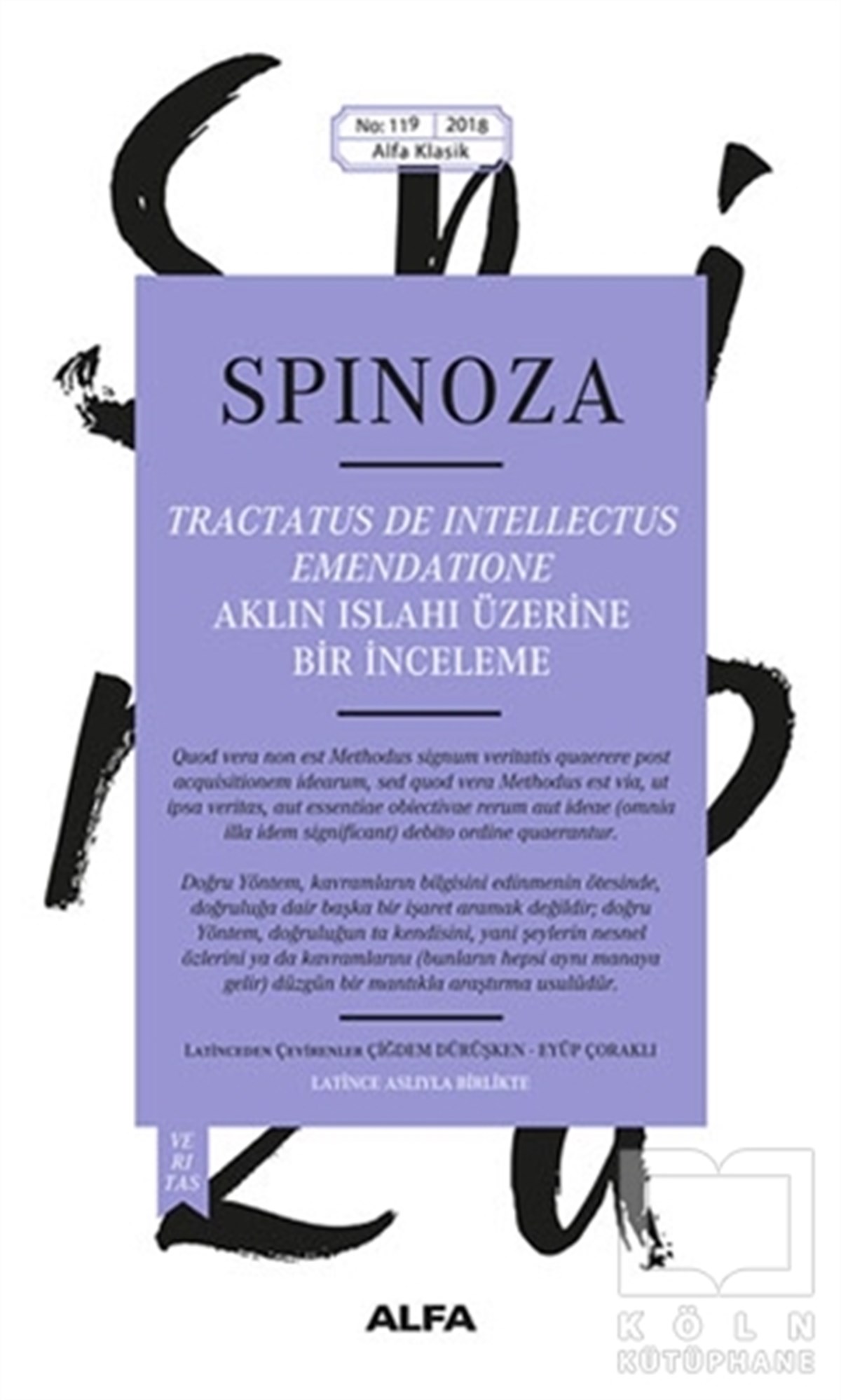 Baruch SpinozaDüşünceAklın Islahı Üzerine Bir İnceleme