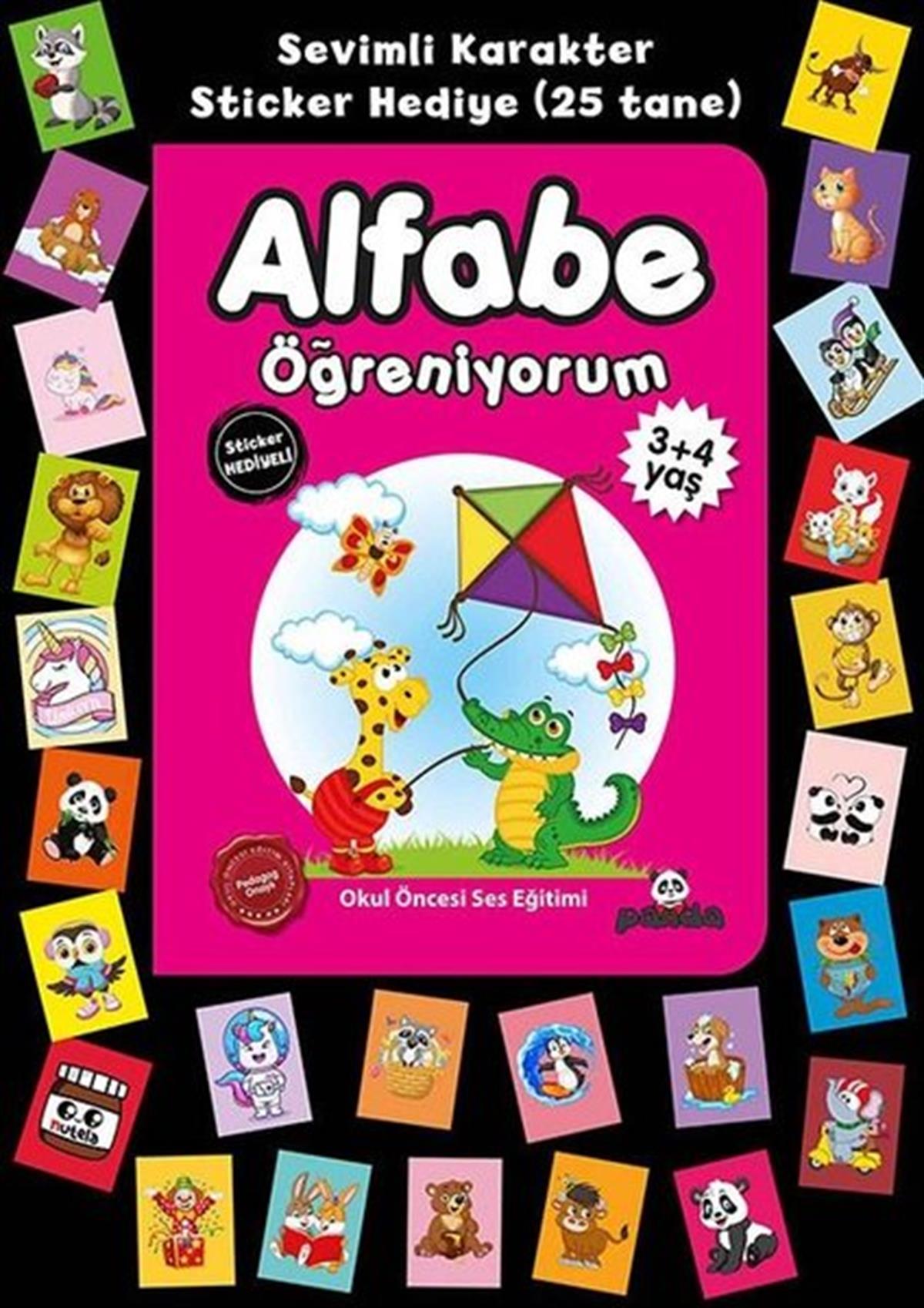 Afife ÇorukEgitim Etkinlik KitaplariAlfabe Öğreniyorum - Sticlerlı 3+4 Yaş