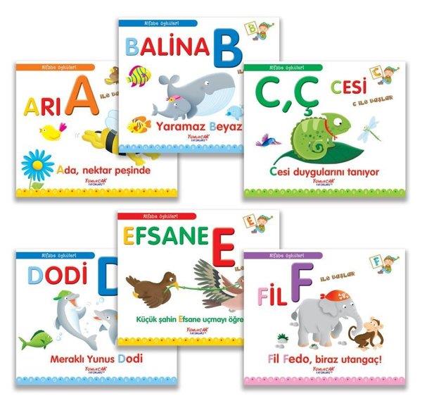 Francesca ChiapponiEgitim Etkinlik KitaplariAlfabe Öyküleri Seti - 6 Kitap Takım