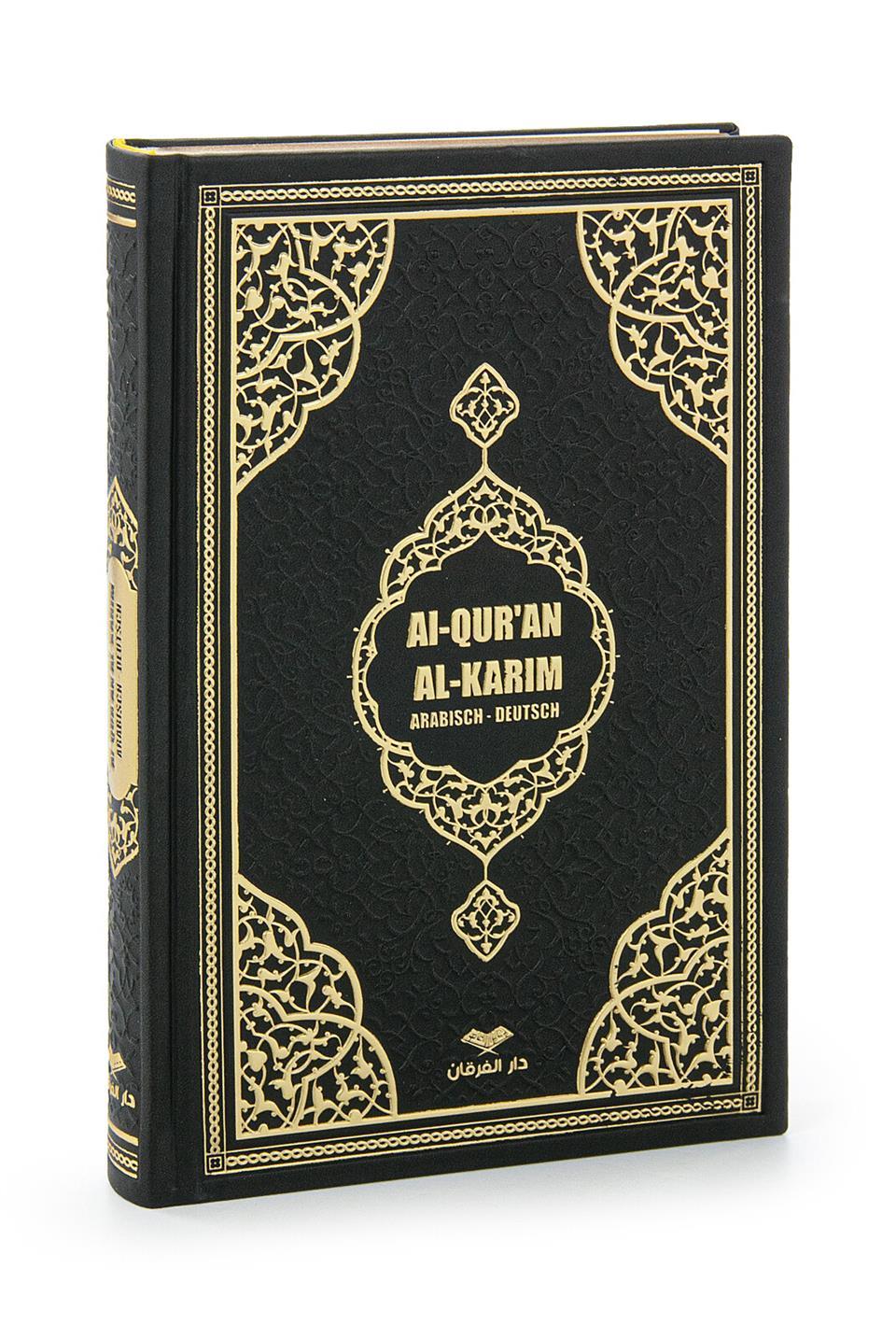 Almanca Mealli Kuran Orta Boy - Siyah