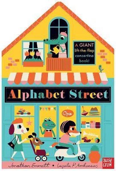 Jonathan EmmettChildrenAlphabet Street: A Giant Lift - the - Flap Concertina Book!