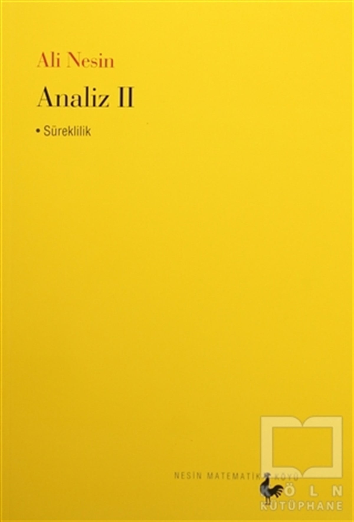 Ali NesinMatematikAnaliz 2