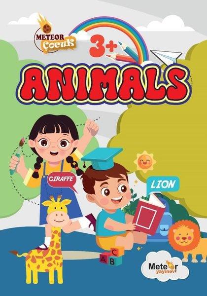 Umut ÖzBoyama KitaplarıAnimals Hayvanlar Türkçe - İngilizce Boyama Kitabı 3+Yaş