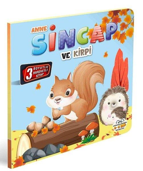 KolektifEgitim Etkinlik KitaplariAnne Sincap ve Kirpi - 3 Boyutlu Hareketli Kitap