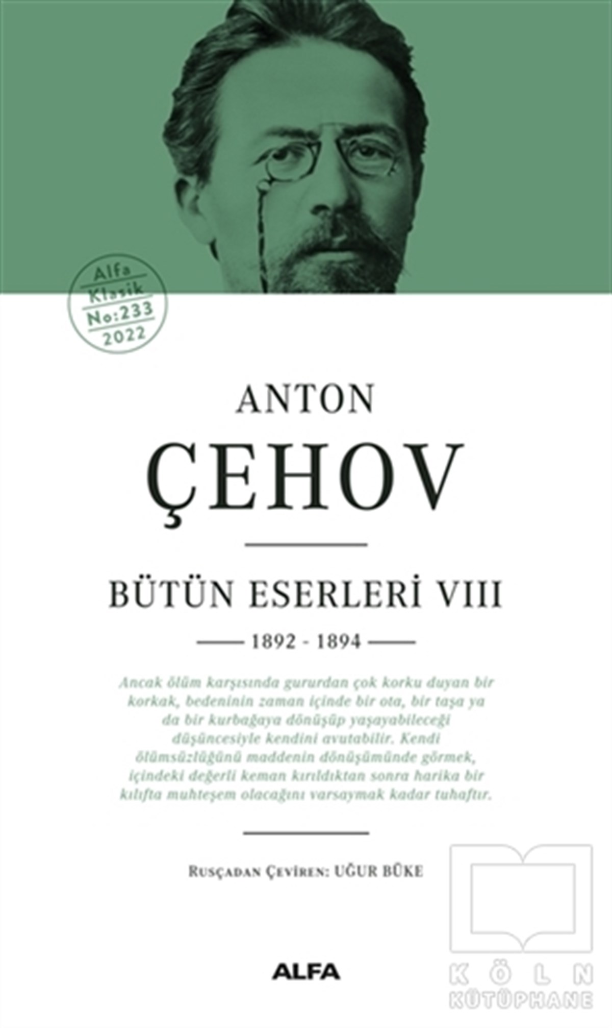 Anton Pavloviç ÇehovWeltklassiker & klassische BücherAnton Çehov Bütün Eserleri 8 (Ciltli)