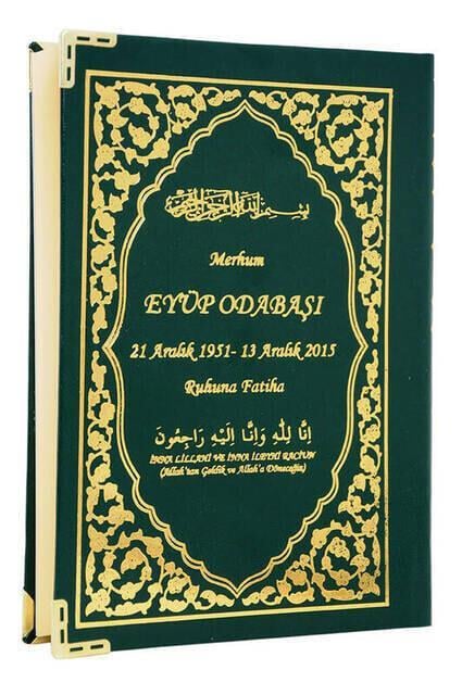 Arapça Türkçe Okunuşlu ve Mealli Kuranı Kerim - Üçlü Kuran - Özel İsim Baskılı - Orta Boy - Bilgisayar Hatlı