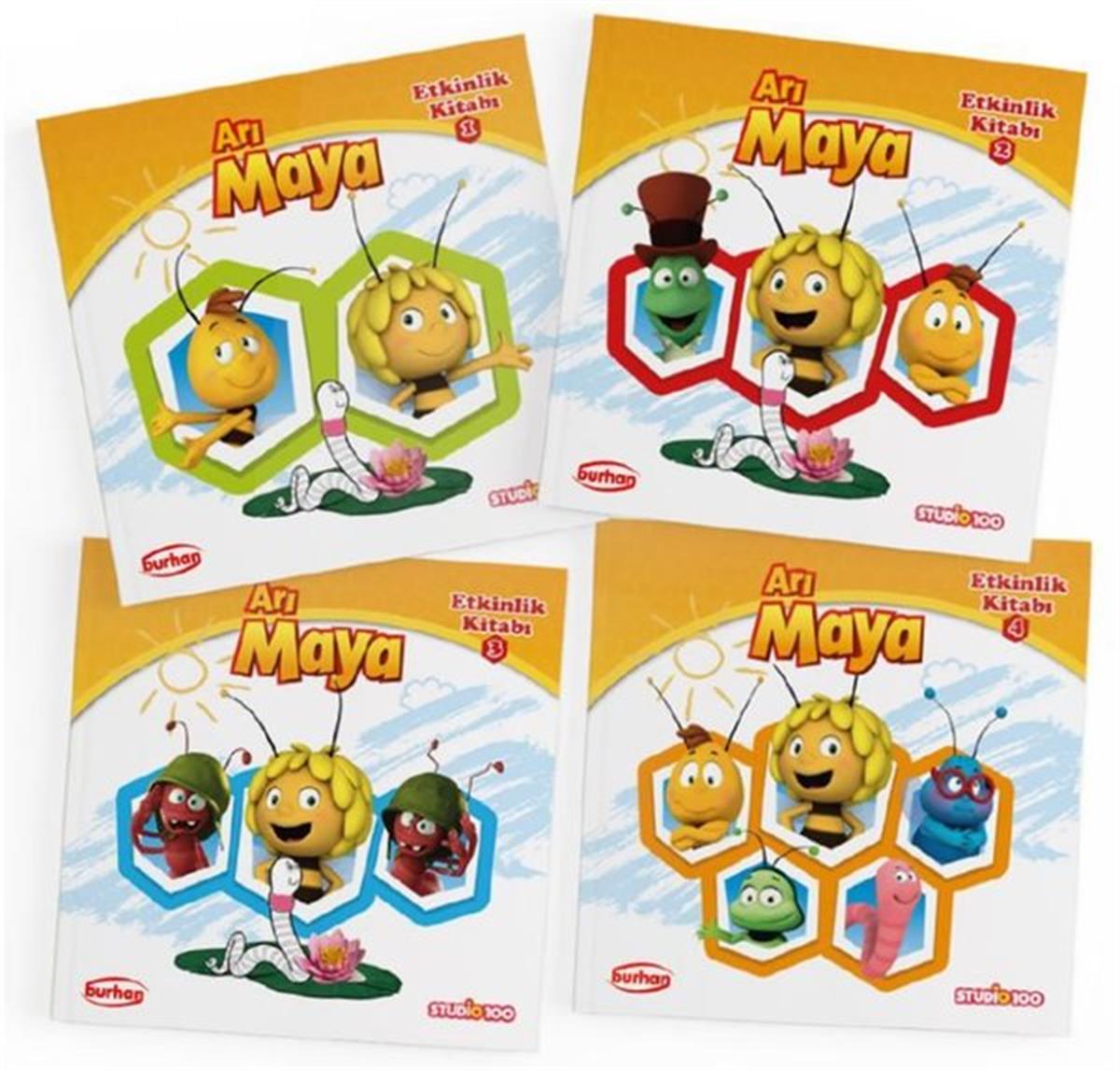 Reyha Cerit BalaEgitim Etkinlik KitaplariArı Maya - Etkinlik Kitapları Seti - 4 Kitap Takım