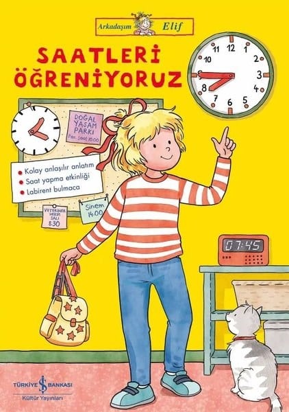 Hanna SörensenÇocuk Bilim KitaplarıArkadaşım Elif  Saatleri Öğreniyoruz