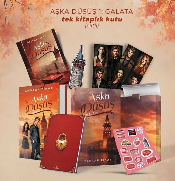 Mehtap FıratAşk Kitapları & Aşk RomanlarıAşka Düşüş 1 - Galata - Tek Kitaplık Kutu