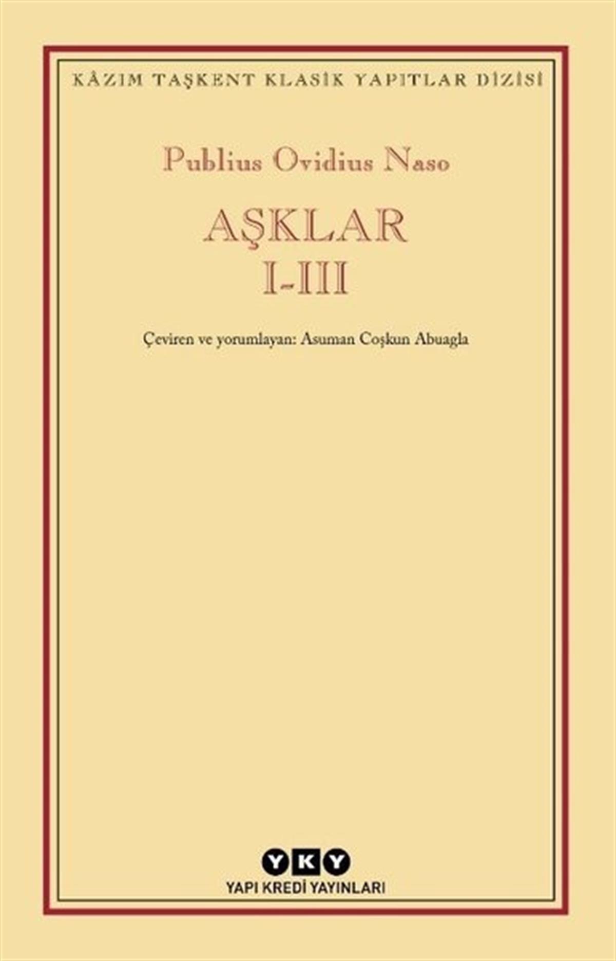Publius Ovidius NasoDünya ŞiiriAşklar 1-3