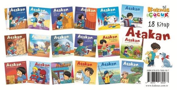 Seda Darcan ÇiftçiEgitim Etkinlik KitaplariAtakan Seti - 18 Kitap Takım